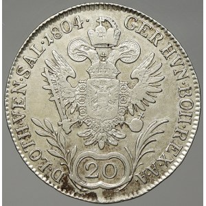 František II. / I. 20 krejcar 1804 A - císařská koruna