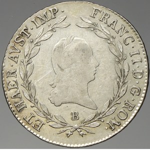 František II. / I. 20 krejcar 1805 B - říšská koruna