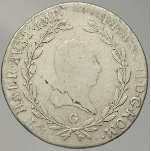 František II. / I. 20 krejcar 1805 G