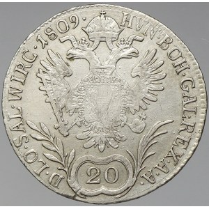 František II. / I. 20 krejcar 1809 B
