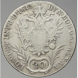 František II. / I. 20 krejcar 1813 A