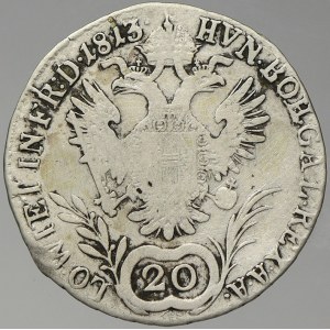 František II. / I. 20 krejcar 1813 E