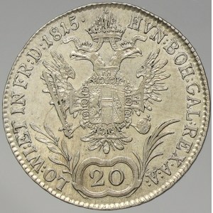 František II. / I. 20 krejcar 1815 A