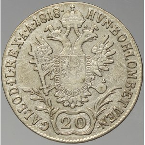 František II. / I. 20 krejcar 1818 A