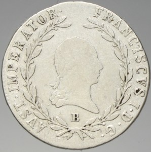 František II. / I. 20 krejcar 1818 B