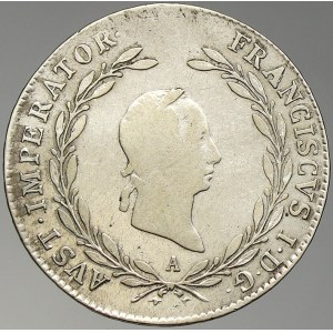 František II. / I. 20 krejcar 1825 A