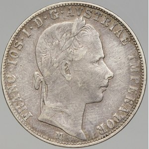 František Josef I. Zlatník 1858 M. škr.