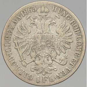 František Josef I. Zlatník 1863 V