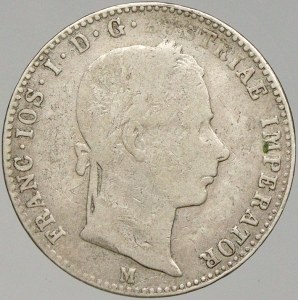 František Josef I. ¼ zlatník 1858 M