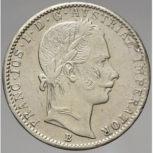 František Josef I. ¼ zlatník 1860 B. 2x n. škr