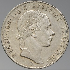 František Josef I. 20 krejcar 1852 B (malá hlava)