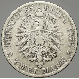 Bavorsko. 2 M 1876 D