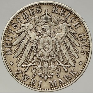 Bavorsko. 2 M 1905 D. KM-913