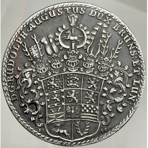 Braunschweig-Wolfenbüttel. Rudolf August (1666-1704). 4 tolar 1685 R-B. REPLIKA (71,75 g). KM-jako 565