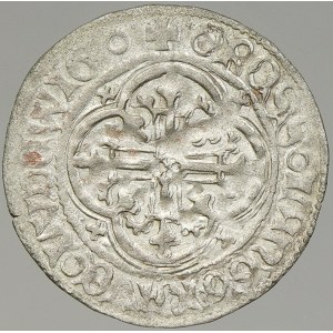 Hessensko. Ludwig I. (1413-58). Kopový groš. Písmeno I před lvem