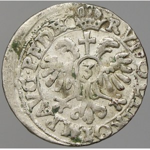 Pfalz-Zweibrücken. Johann II. (1604-35). 3 krejcar 1605 s tit. Rudolfa II. KM-8 (znak jako KM-15). excentr.