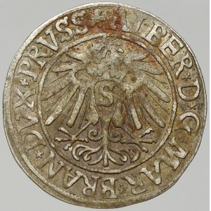 Prusko. Albrecht (1529-58). Groš 1538 Královec