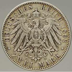Prusko. 2 M 1893 A. KM-522