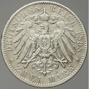 Prusko. 2 M 1898 A. KM-522
