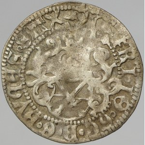 Sasko-Míšeň. Friedrich III., Johann a Georg (1507-25). Zinsgroschen b.l., Annaberg. (značka dvojitá lilie). Keil.-55