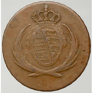 Sasko. 4 pfennig 1809 H.