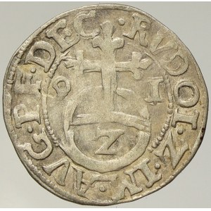 Waldeck. 2 krejcary 1591 s titulem Rudolfa II.