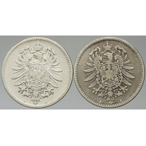 Drobné mince císařství po r. 1871. 1 M 1885 A, G