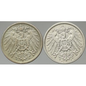 Drobné mince císařství po r. 1871. 1 M 1893 A, F