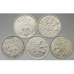Drobné mince císařství po r. 1871. 1 M 1910 A, D, E, F, J