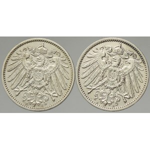Drobné mince císařství po r. 1871. 1 M 1911 A, E