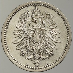 Drobné mince císařství po r. 1871. 50 pf. 1876 A