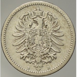 Drobné mince císařství po r. 1871. 50 pf. 1876 B