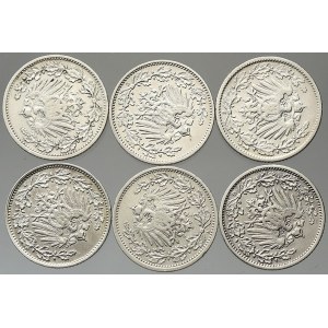 Drobné mince císařství po r. 1871. ½ M 1905 A, D, E, F, G, J