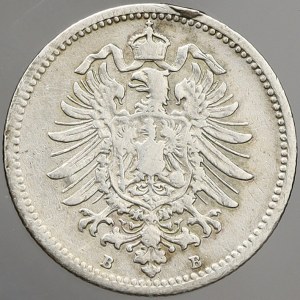 Drobné mince císařství po r. 1871. 20 pf. 1873 B. KM-5. m. o.