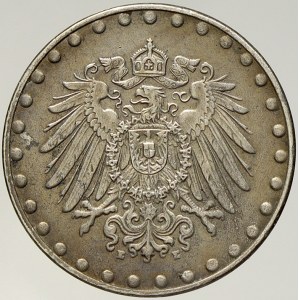 Drobné mince císařství po r. 1871. 10 pf. Fe 1922 E