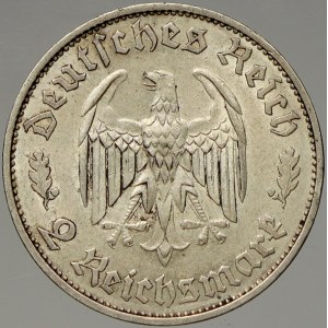 Výmarská republika. 2 RM 1934 F Schiller. KM-84