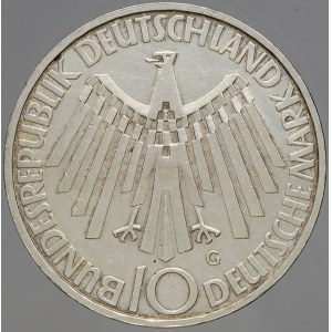Německo – BRD. 10 DM 1972 G OH v Německu. KM-134.1