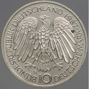 Německo – BRD. 10 DM 1987 G EHS.KM-167