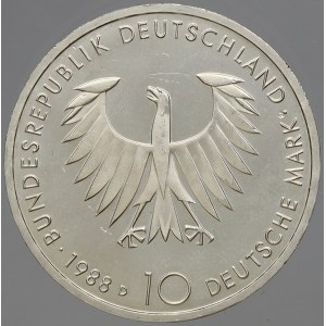 Německo – BRD. 10 DM 1988 D Schoppenhauer. KM-168