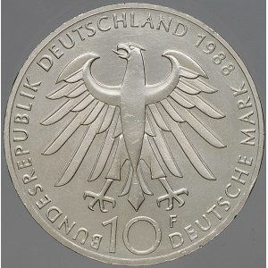 Německo – BRD. 10 DM 1988 F Zeiss. KM-169