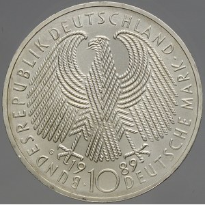 Německo – BRD. 10 DM 1989 G 50 let. KM-173