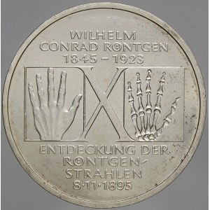 Německo – BRD. 10 DM 1995 D Roentgen. KM-187