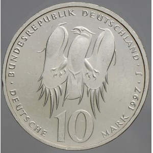 Německo – BRD. 10 DM 1997 J Melanchthon. KM-189.1. dr. rysky