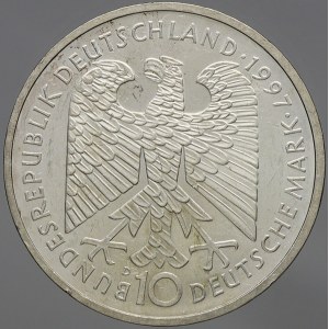 Německo – BRD. 10 DM 1997 D Heine. KM-190