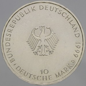 Německo – BRD. 10 DM 1999 D 50 let konstituce. KM-196
