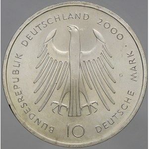 Německo – BRD. 10 DM 2000 G Karel Veliký. KM-200