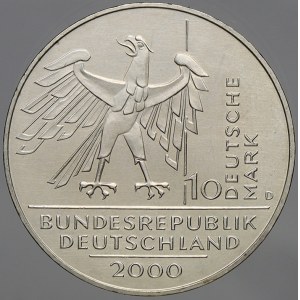 Německo – BRD. 10 DM 2000 D Sjednocení. KM-201