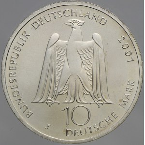 Německo – BRD. 10 DM 2001 J Lortzing