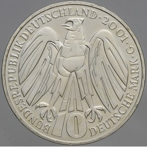 Německo – BRD. 10 DM 2001 G 50. let