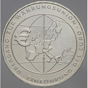 Německo – BRD. 10 € 2002 F měnová unie. KM-215